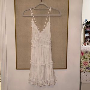 Francesca’s Women’s White Mini Dress
